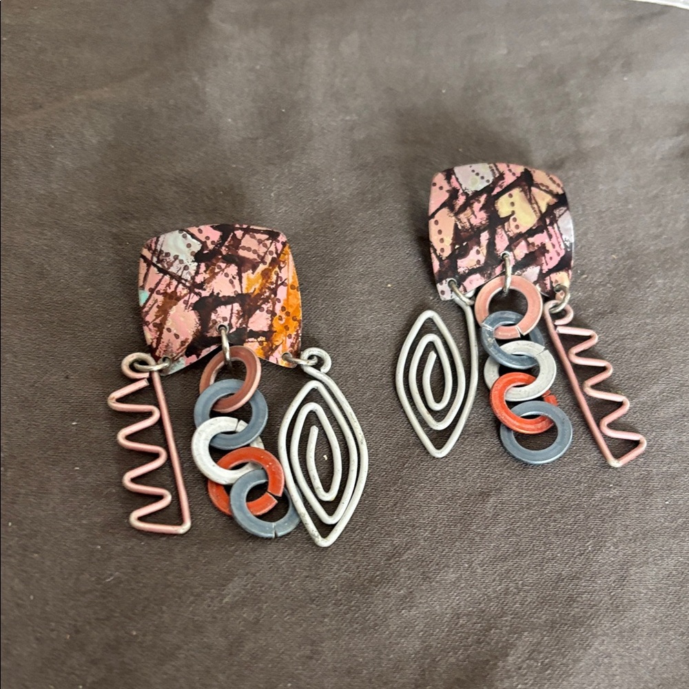 Wacky 80’s Earrings